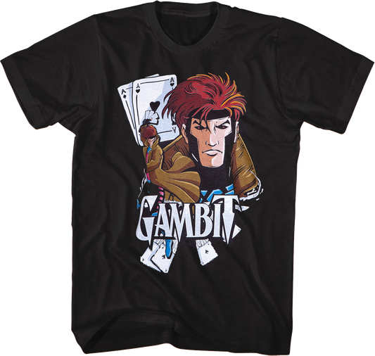 Gambit Feeling Lucky Men's X-Men Marvel Comics T-Shirt