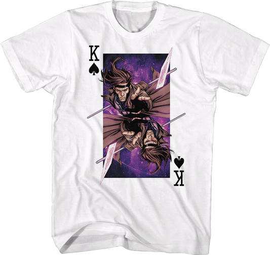 Gambit King Playing Card X-Men T-Shirt