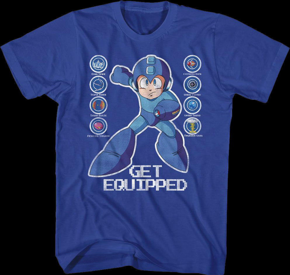 Get Equipped Mega Man T-Shirt