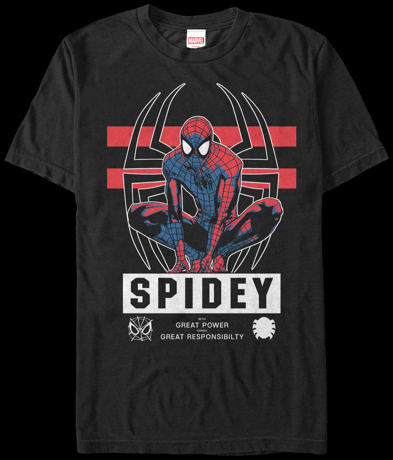 Great Responsibility Spider-Man T-Shirt