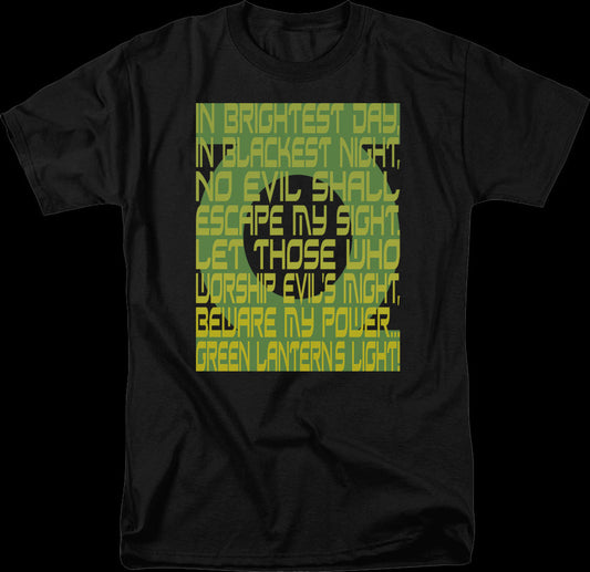 Green Lantern Oath DC Comics T-Shirt
