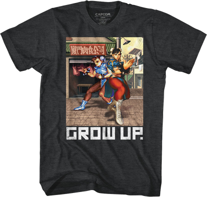 Grow Up Street Fighter T-Shirt