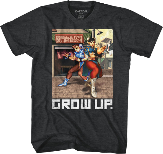 Grow Up Street Fighter T-Shirt