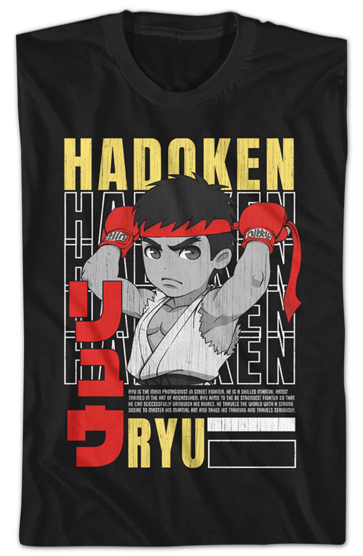 Hadoken Ryu Street Fighter T-Shirt