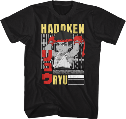 Hadoken Ryu Street Fighter T-Shirt