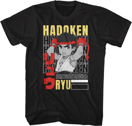 Hadoken Ryu Street Fighter T-Shirt