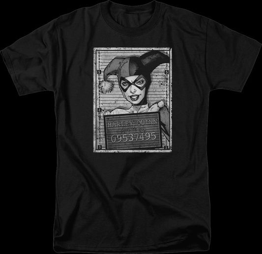 Harley Quinn Mug Shot DC Comics T-Shirt