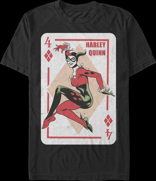 Harley Quinn Playing Card DC Comics T-Shirt