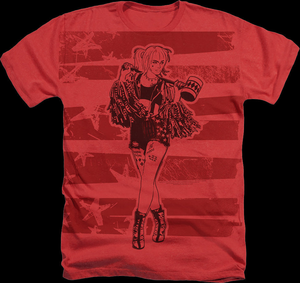 Harley Quinn Sketch Birds Of Prey T-Shirt