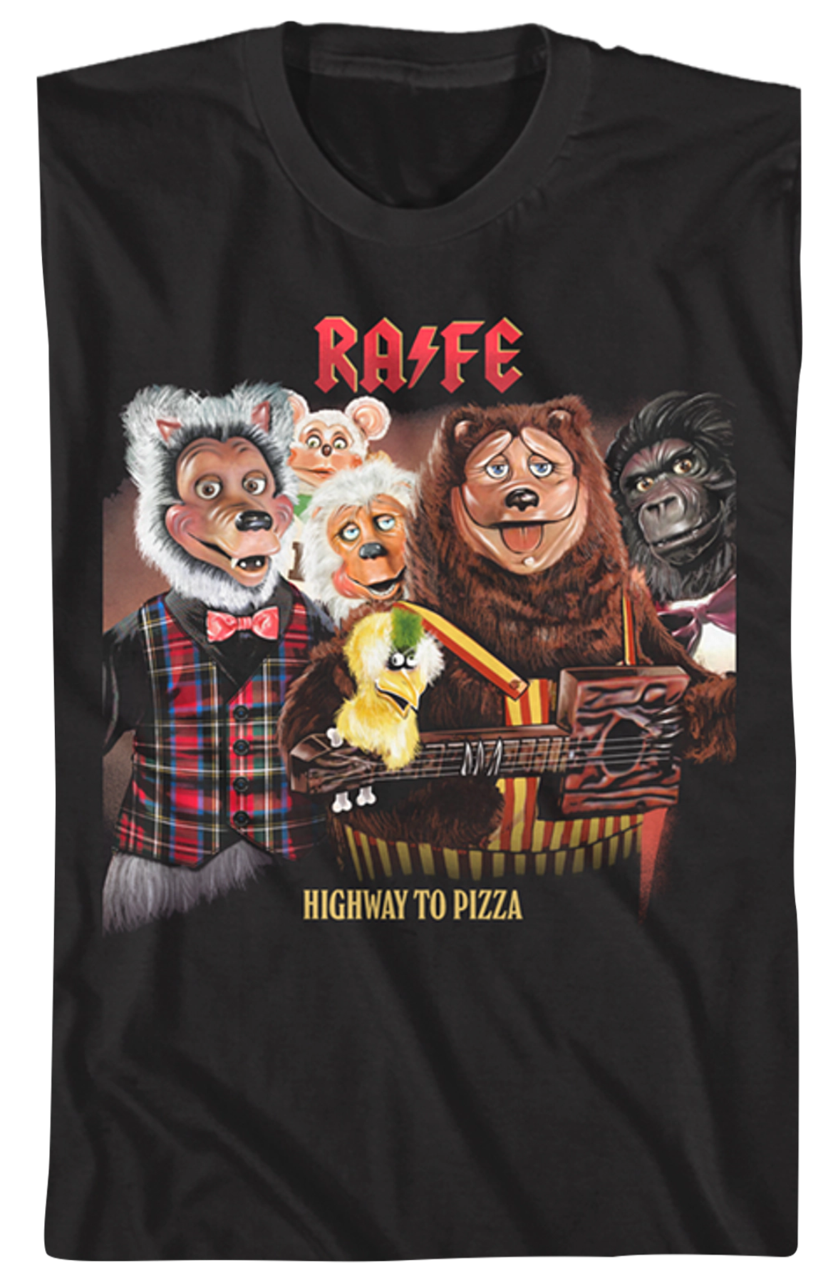 Highway To Pizza Rock-afire Explosion T-Shirt