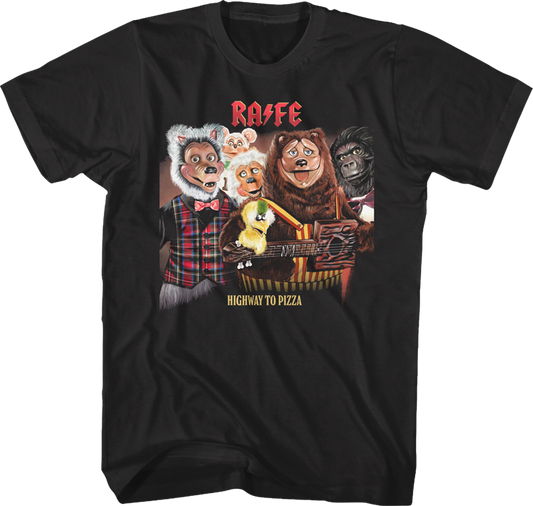 Highway To Pizza Rock-afire Explosion T-Shirt