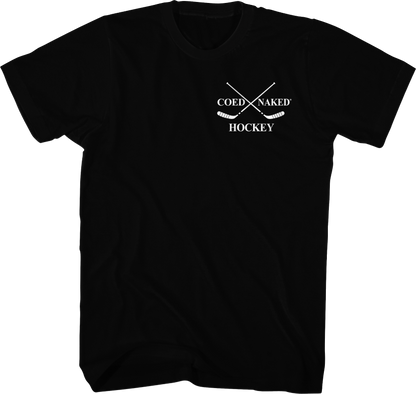 Hockey Coed Naked T-Shirt