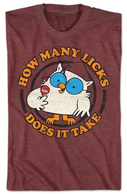 How Many Licks Tootsie Pop T-Shirt