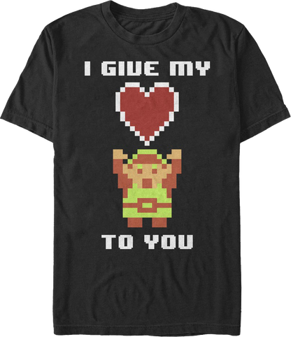 I Give My Heart To You Legend of Zelda T-Shirt
