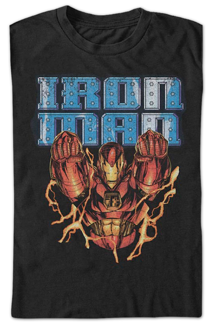 Iron Man Electric Flight Marvel Comics T-Shirt