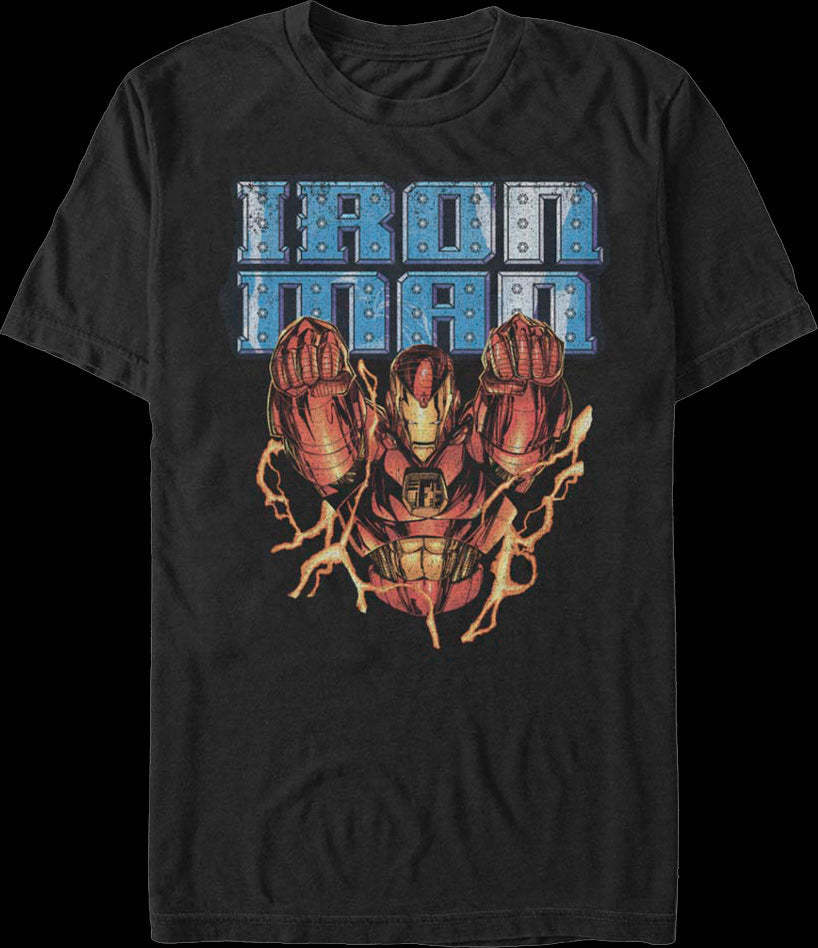 Iron Man Electric Flight Marvel Comics T-Shirt