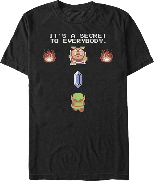 It's A Secret To Everybody Legend Of Zelda T-Shirt