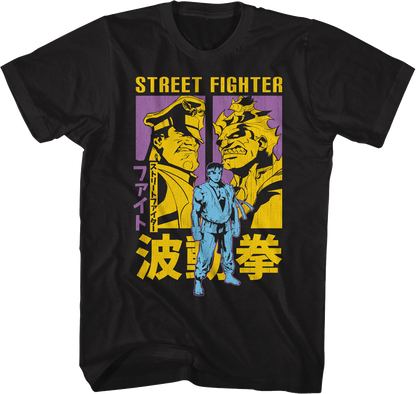 Japanese Battle Poster Street Fighter T-Shirt