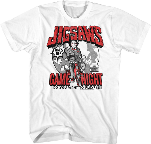 Jigsaw's Game Night Saw T-Shirt