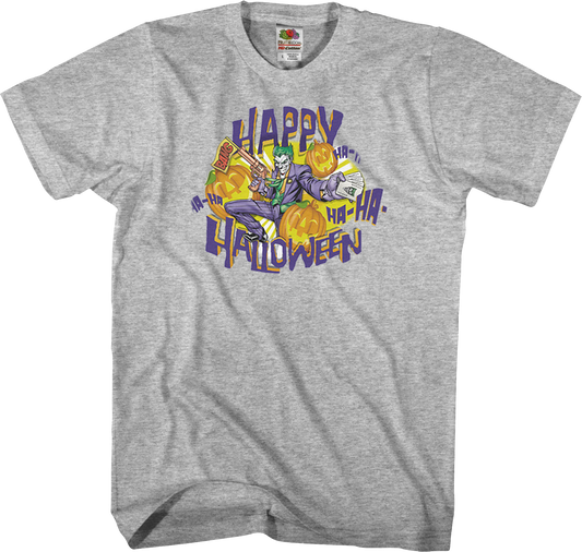 Joker Happy Halloween Batman T-Shirt