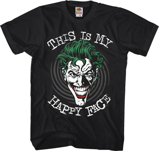 Joker This Is My Happy Face DC Comics T-Shirt