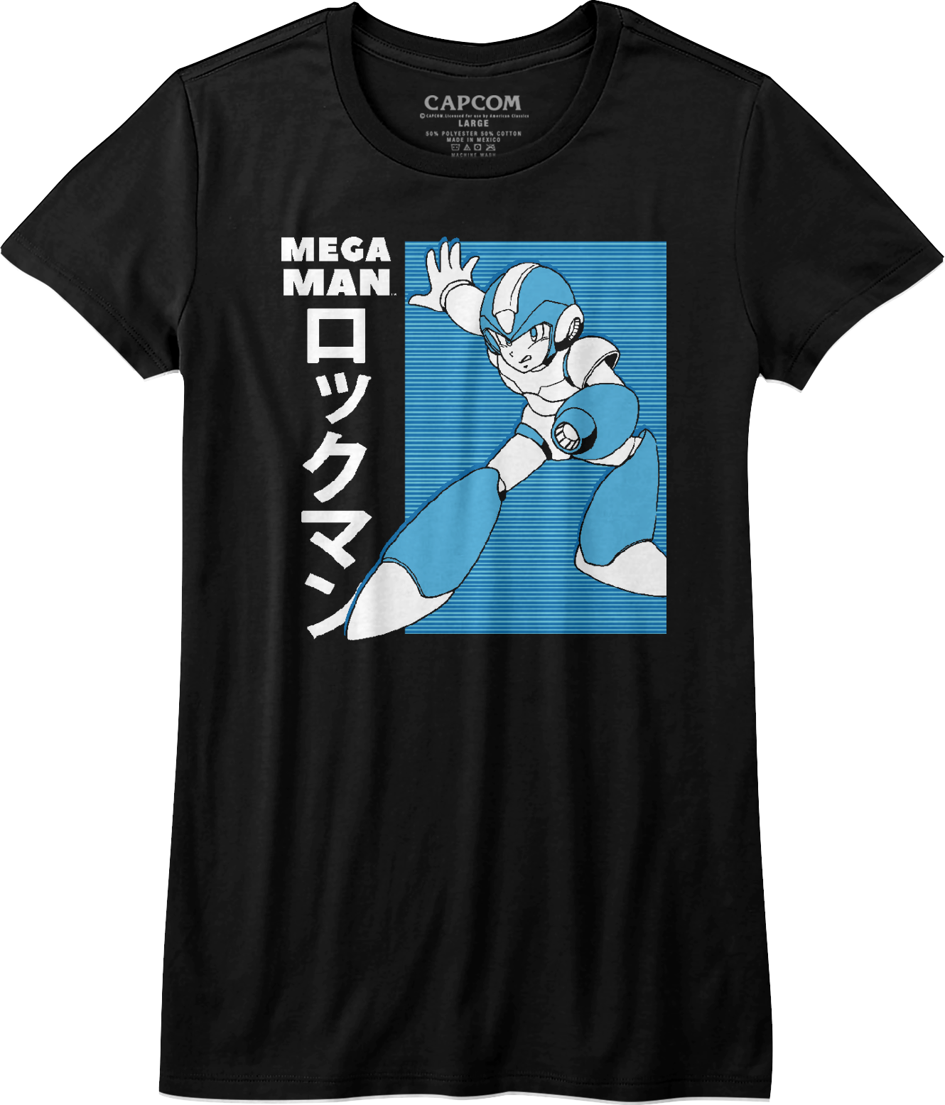 Womens Japanese Mega Man Shirt