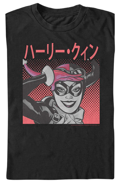 Kanji Harley Quinn DC Comics T-Shirt