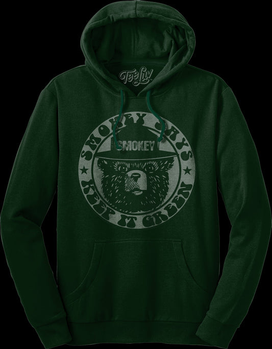 Keep It Green Smokey Bear Hoodie