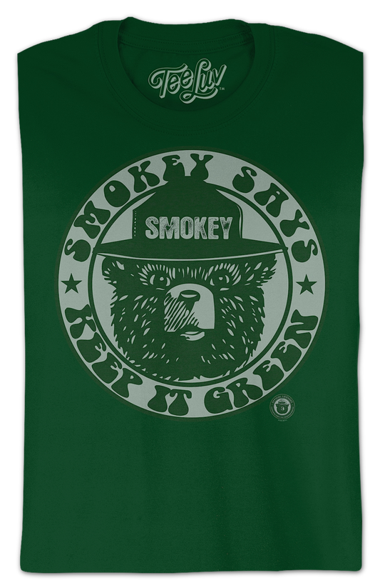 Keep It Green Smokey Bear Long Sleeve Shirt