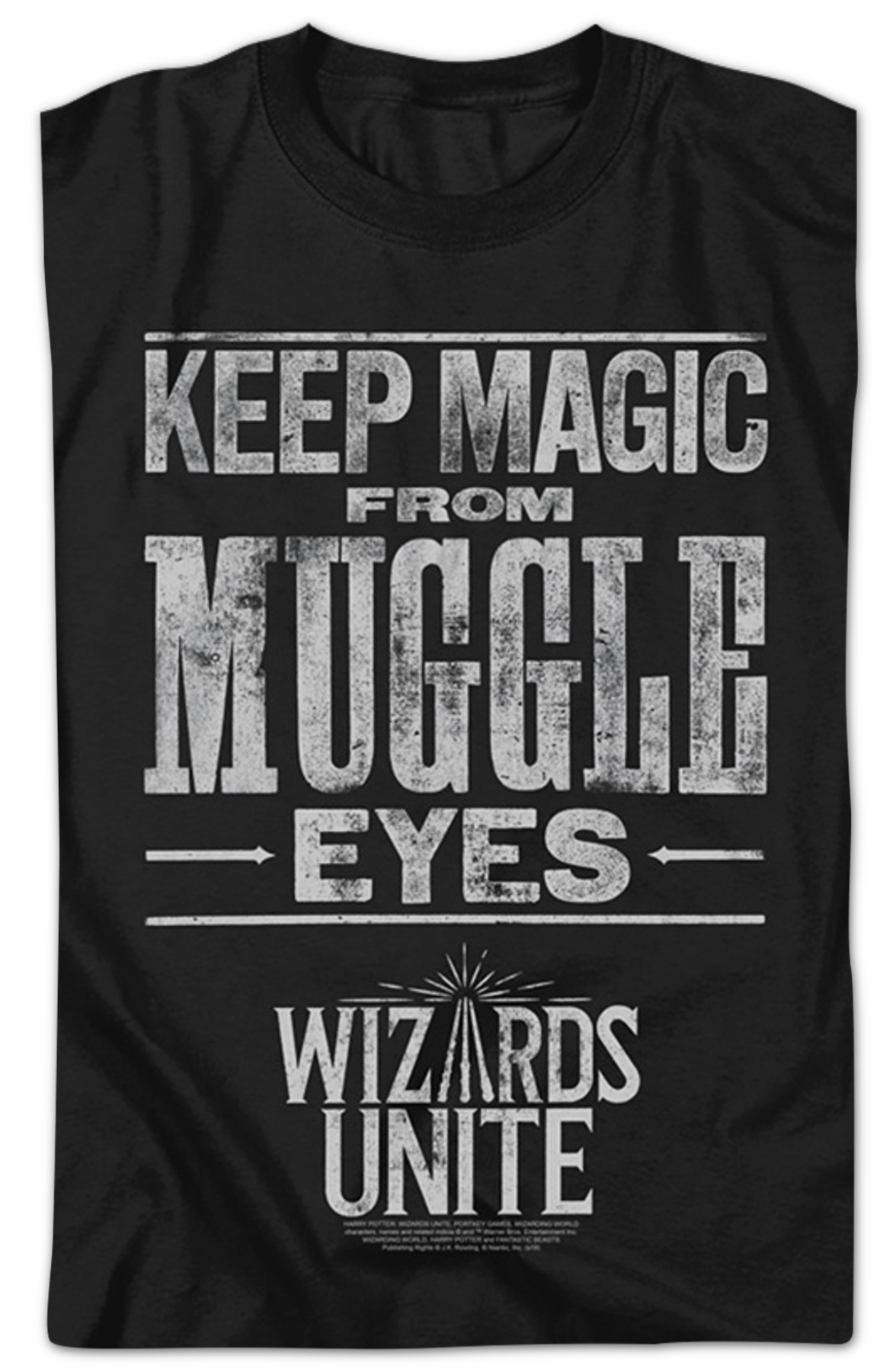 Keep Magic From Muggle Eyes Harry Potter T-Shirt