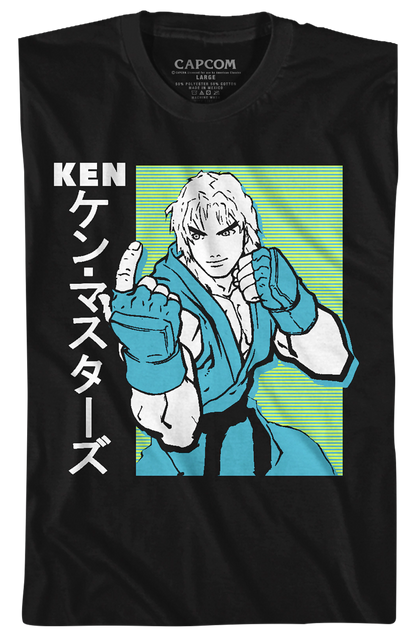 Ken Japanese Street Fighter T-Shirt