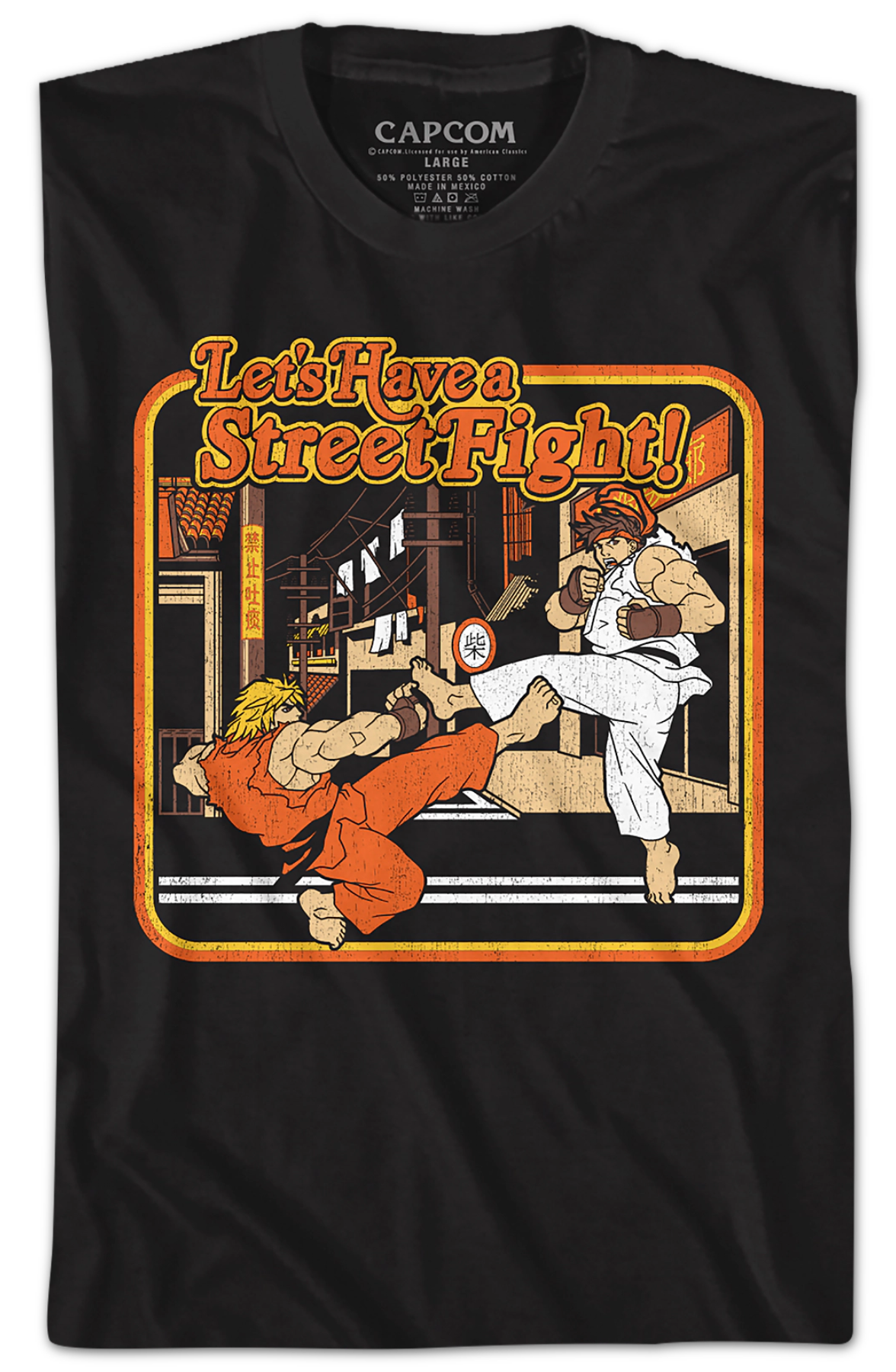 Ken Masters and Ryu Street Fighter T-Shirt