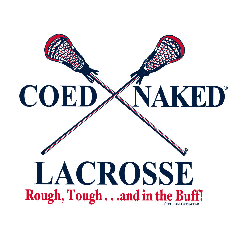 Lacrosse Coed Naked T-Shirt