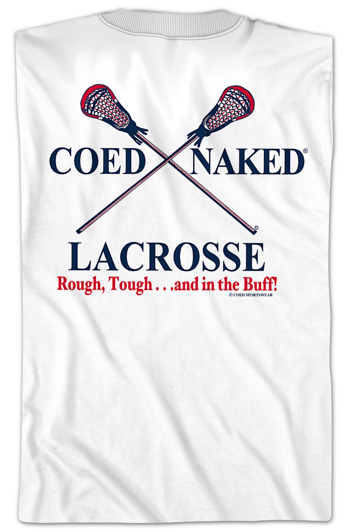 Lacrosse Coed Naked T-Shirt