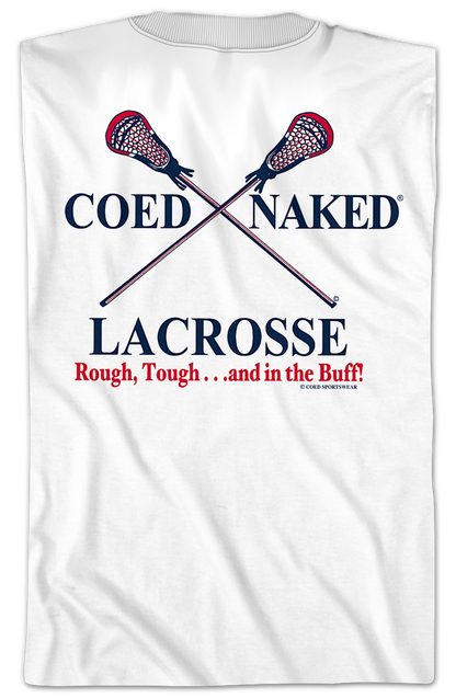 Lacrosse Coed Naked T-Shirt