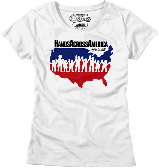 Womens Hands Across America Shirt