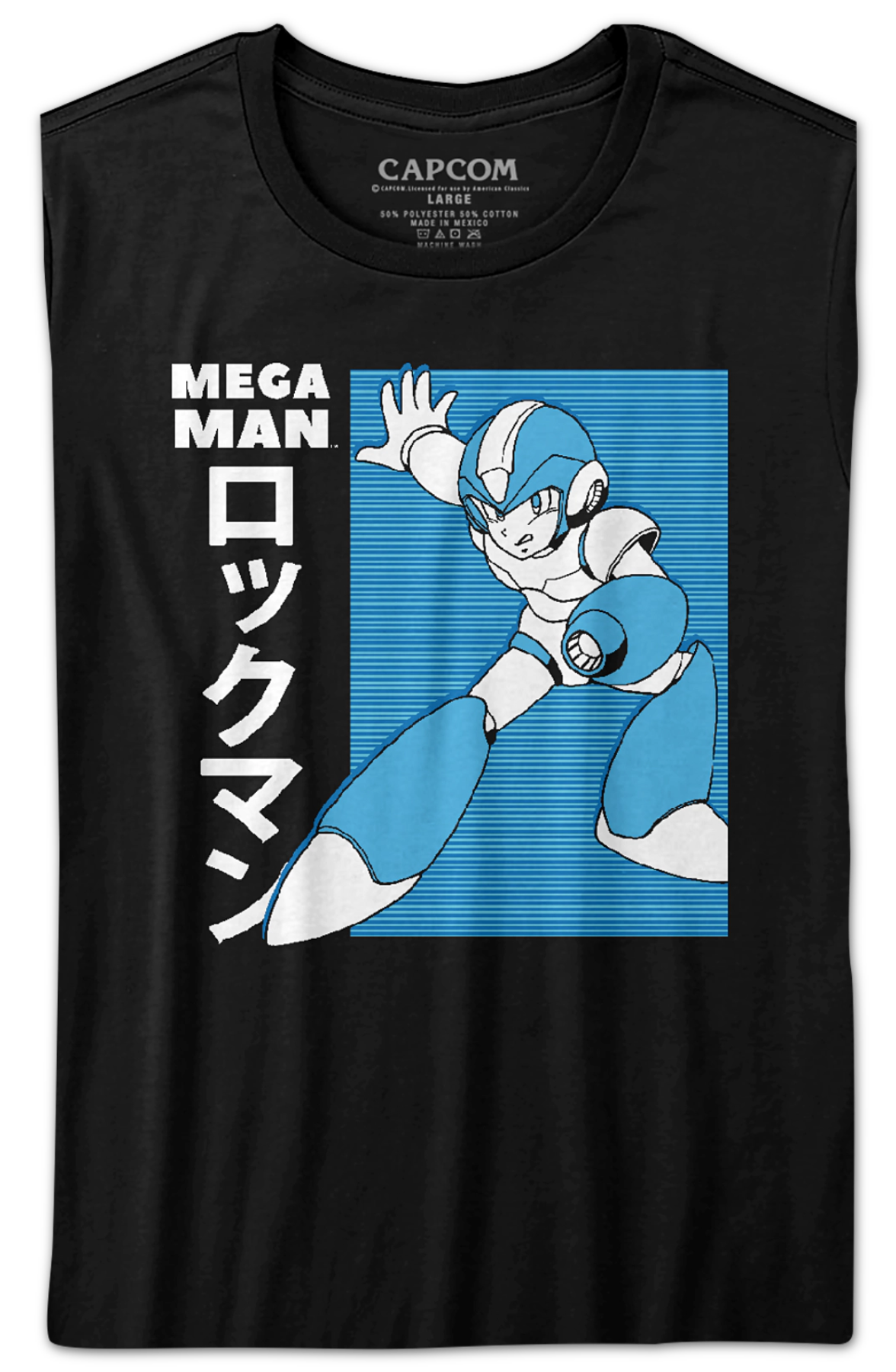 Womens Japanese Mega Man Shirt