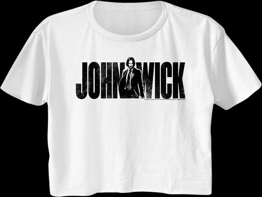 Ladies John Wick Crop Top
