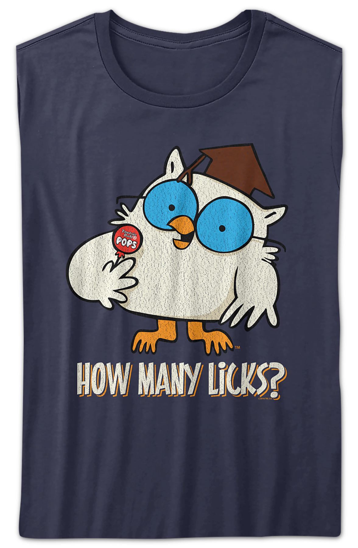 Womens Mr. Owl How Many Licks Tootsie Pop Shirt