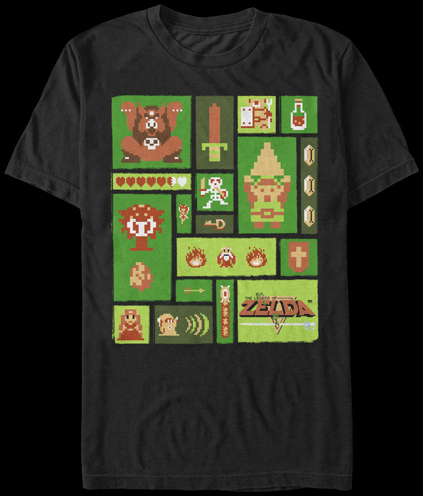 Legend of Zelda Collage T-Shirt