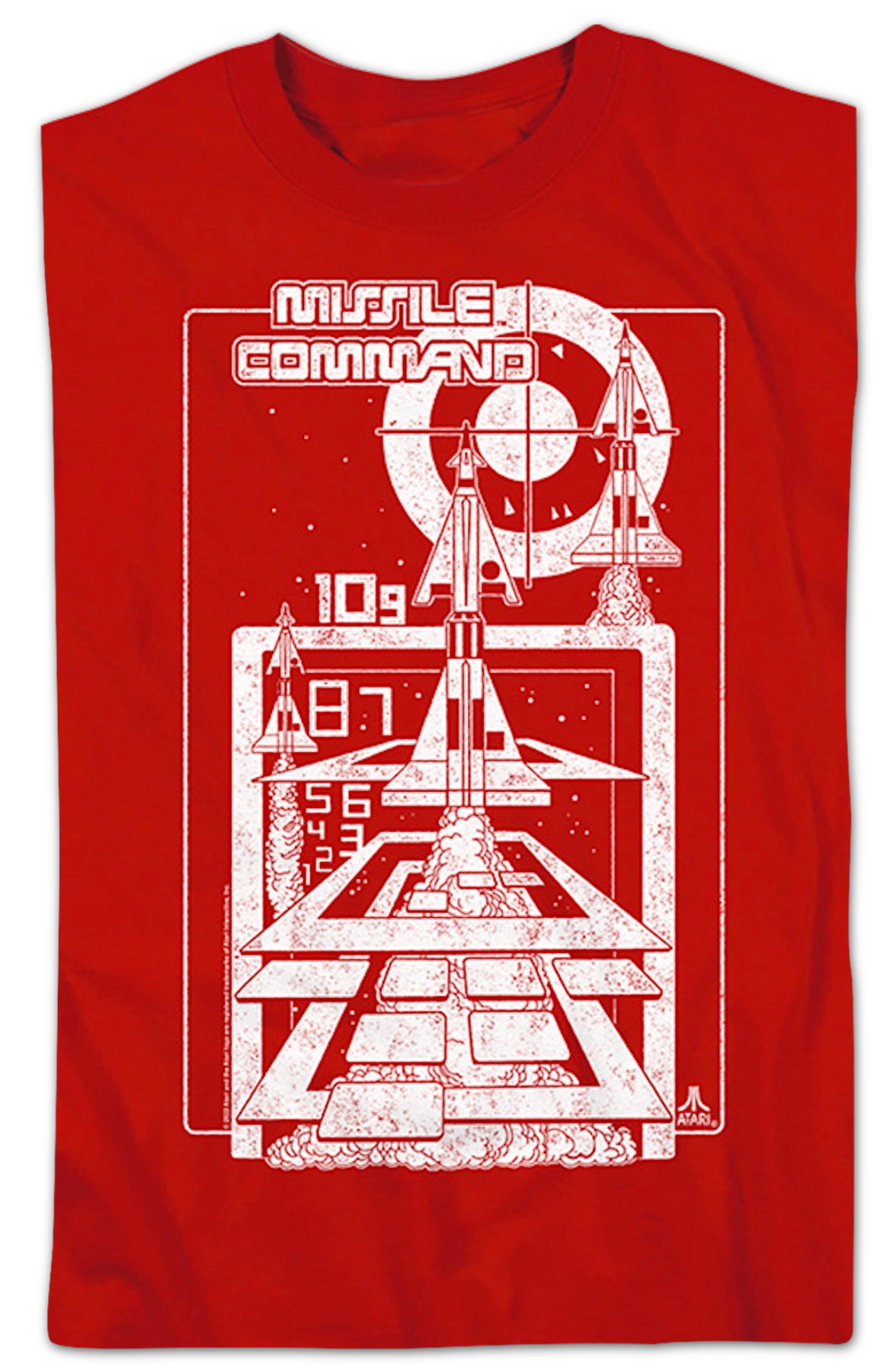 Lift Off Missile Command Atari T-Shirt