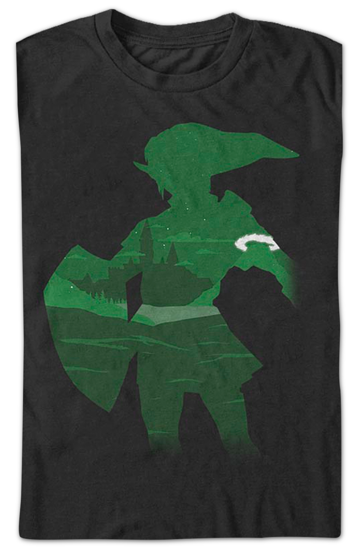 Link Silhouette Legend of Zelda Nintendo T-Shirt