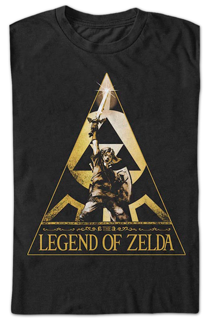 Link Triangle Legend of Zelda Nintendo T-Shirt