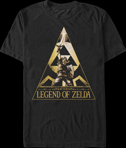 Link Triangle Legend of Zelda Nintendo T-Shirt