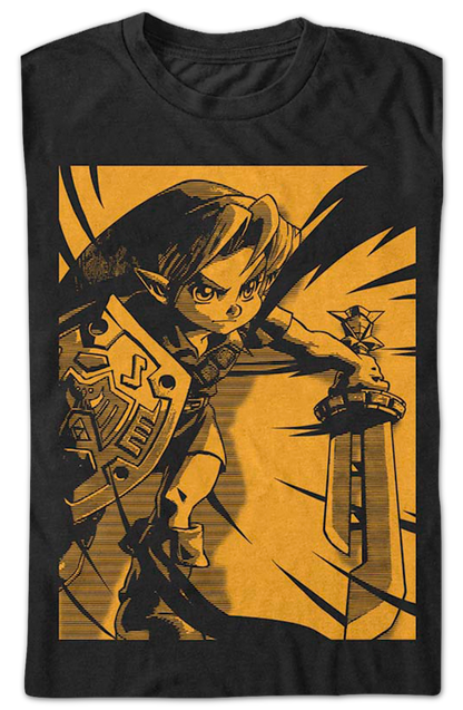 Link Wind Cutter Legend of Zelda T-Shirt