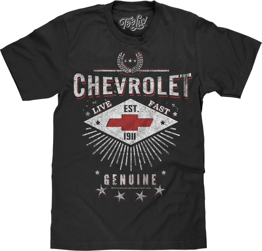 Live Fast Chevrolet T-Shirt