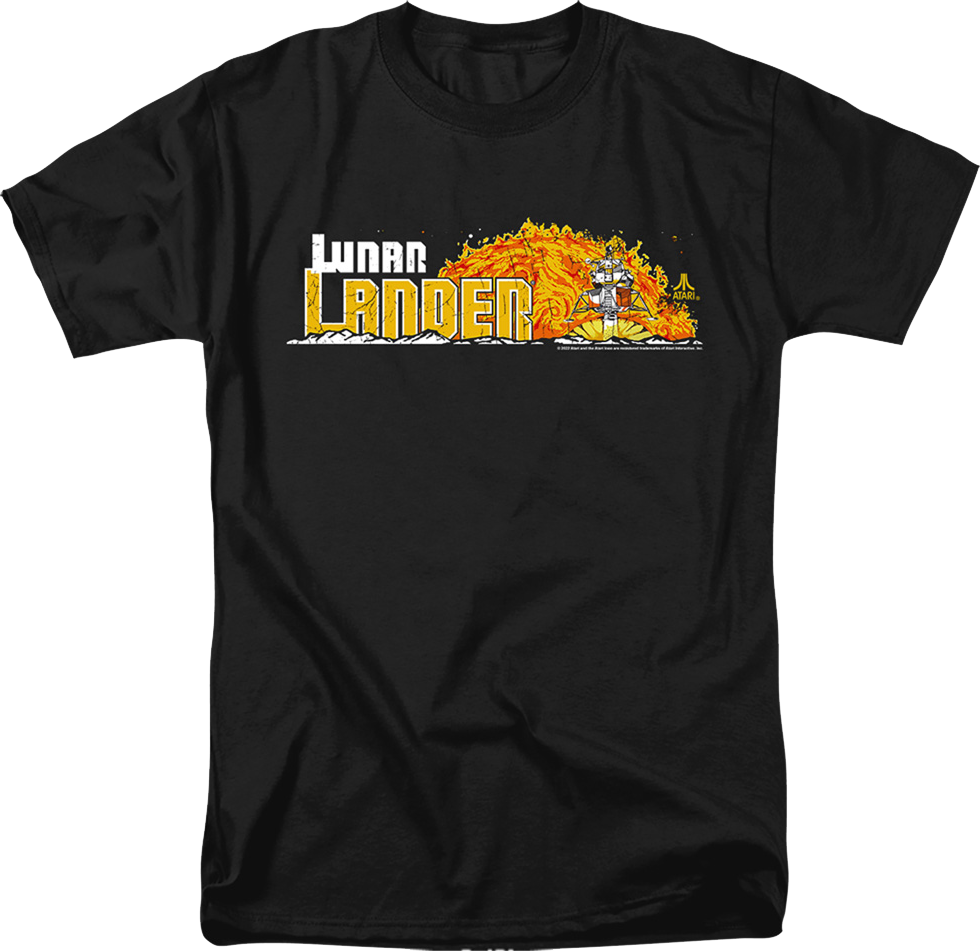 Lunar Lander Arcade Marquee Atari T-Shirt