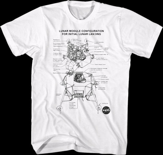 Lunar Module Configuration NASA T-Shirt