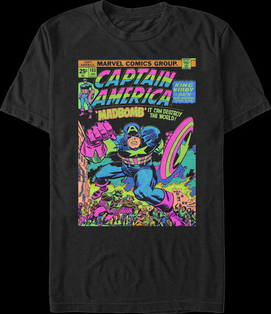 Madbomb Captain America Marvel Comics T-Shirt