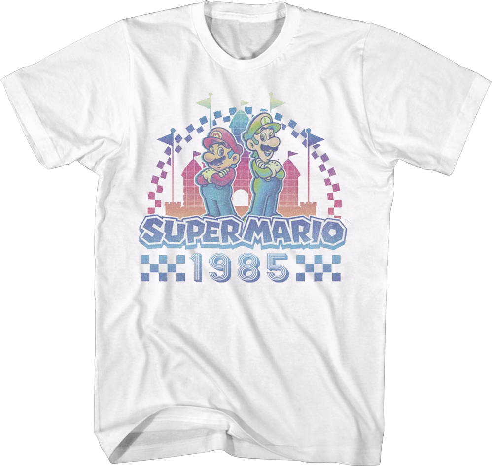 Mario And Luigi 1985 Super Mario Bros. T-Shirt